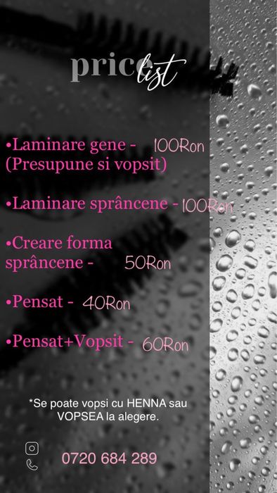 Laminare gene/sparncene, pensat, vopsit
