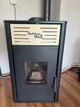 Пелетна камина Mareli Golden Fire 18 kW + радиатори + лира + връзки