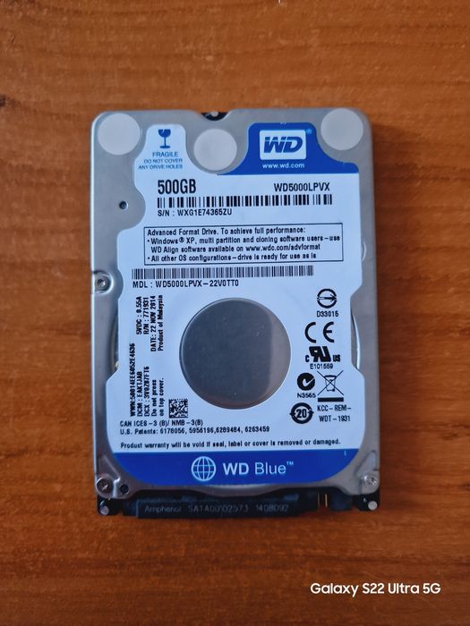 Hdd laptop 500 gb