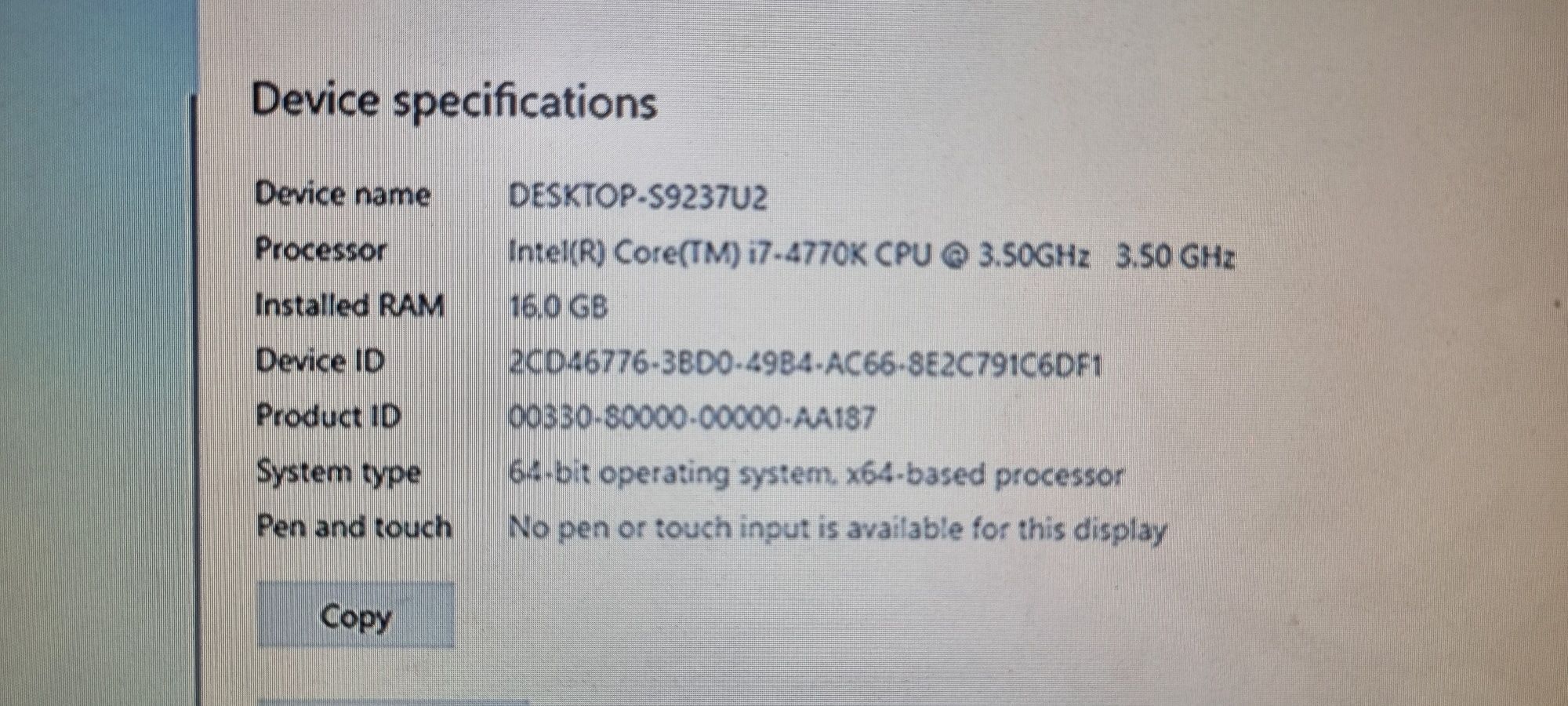 Процесор i7 4770k 100% работещ