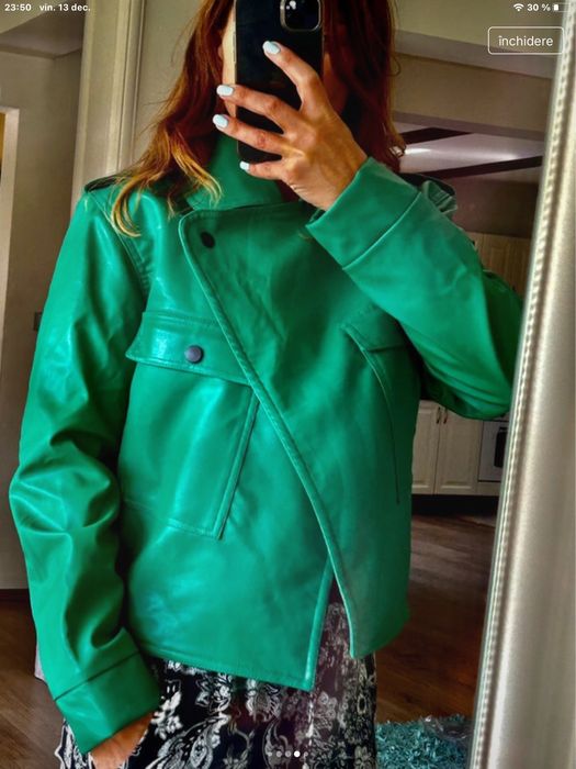 Jacheta imitatie piele