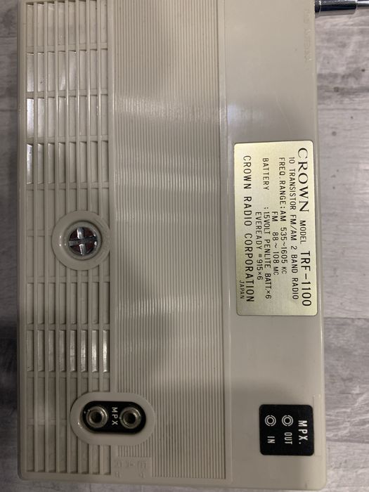CROWN ,Transistor 1963/1964 TRF-1100 Tokyo JAPAN