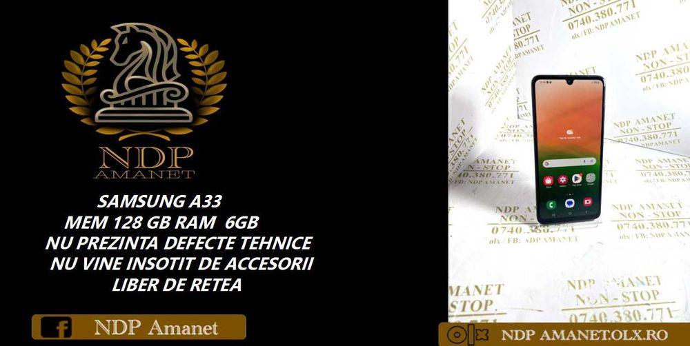 NDP Amanet Calea Mosilor 298 SAMSUNG A33 ( 43232)