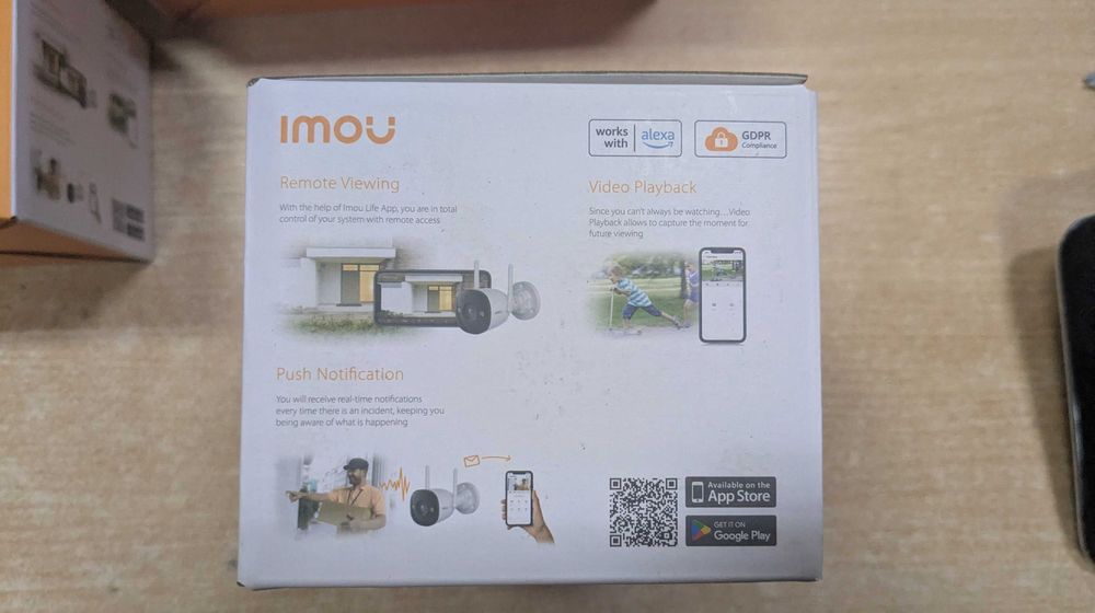 WiFi  IP камера за видеонаблюдение Imou Bullet 2C 5MP + Гаранция 24м