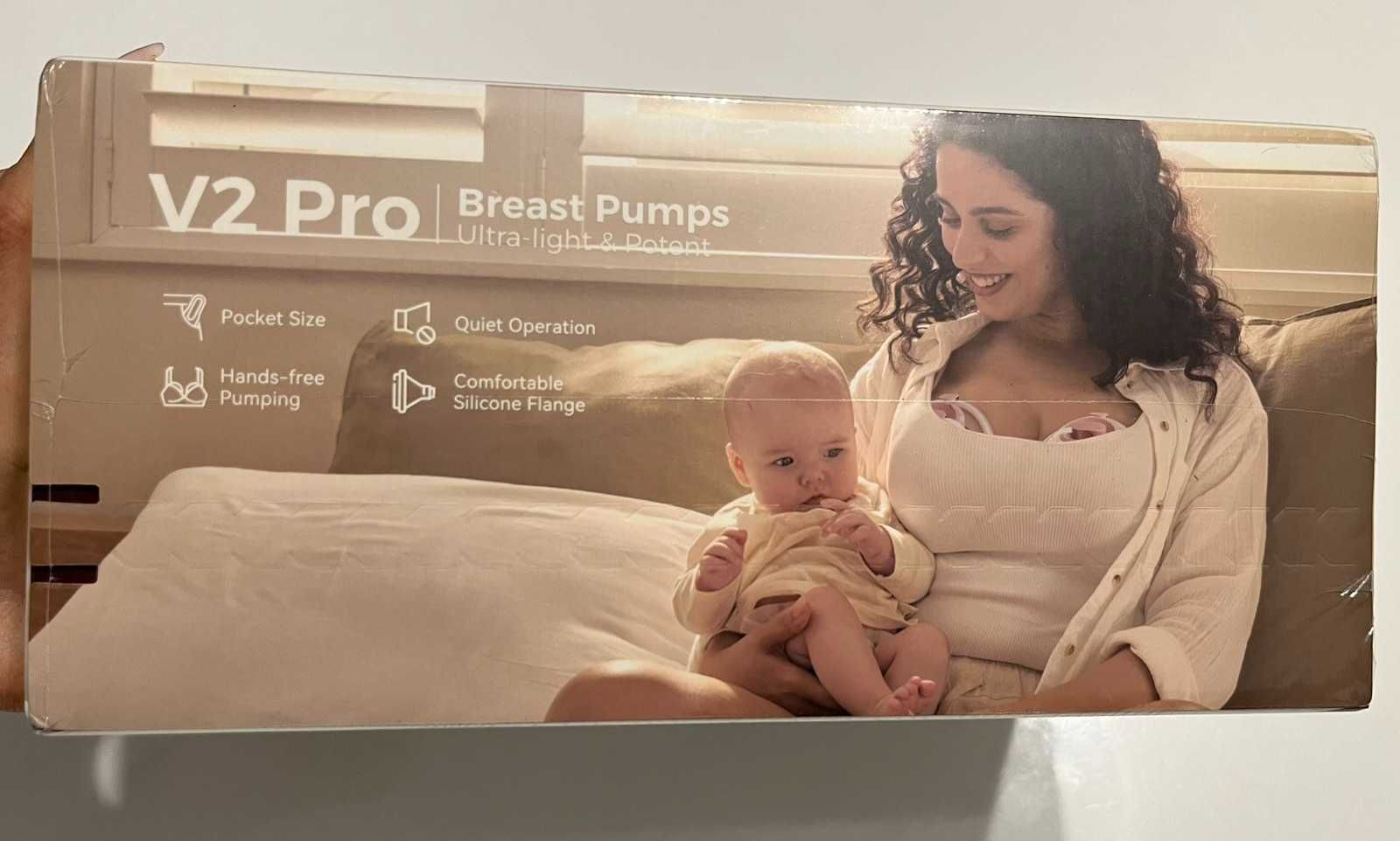 Momcozy V2 Pro Breast Pump - преносима помпа за кърма, болничен клас