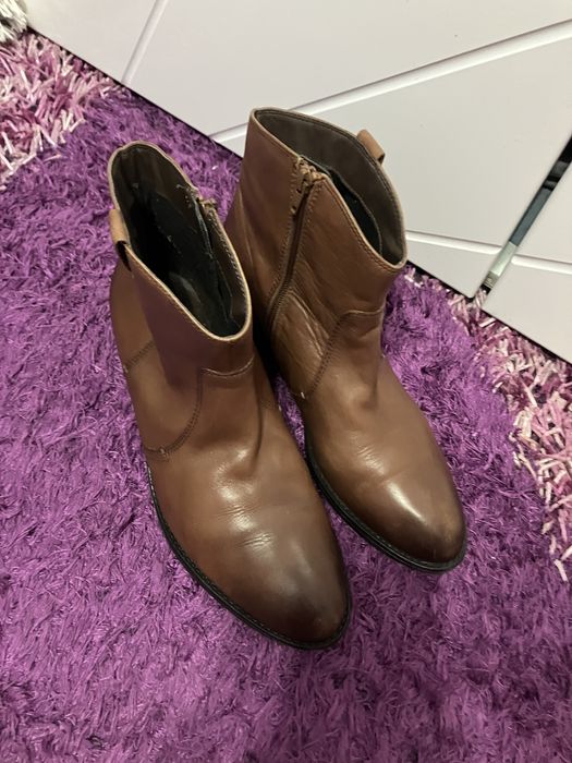 Botine piele naturala,Comfort TU