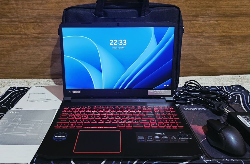 Aser Nitro 5 ozu16, ssd512!