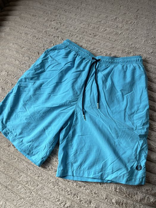 Fred Perry светлосини бански