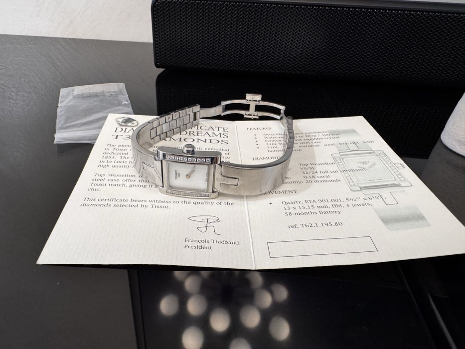 Ceas Tissot cu diamante, full box