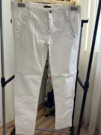 Бял летен панталон Massimo Dutti