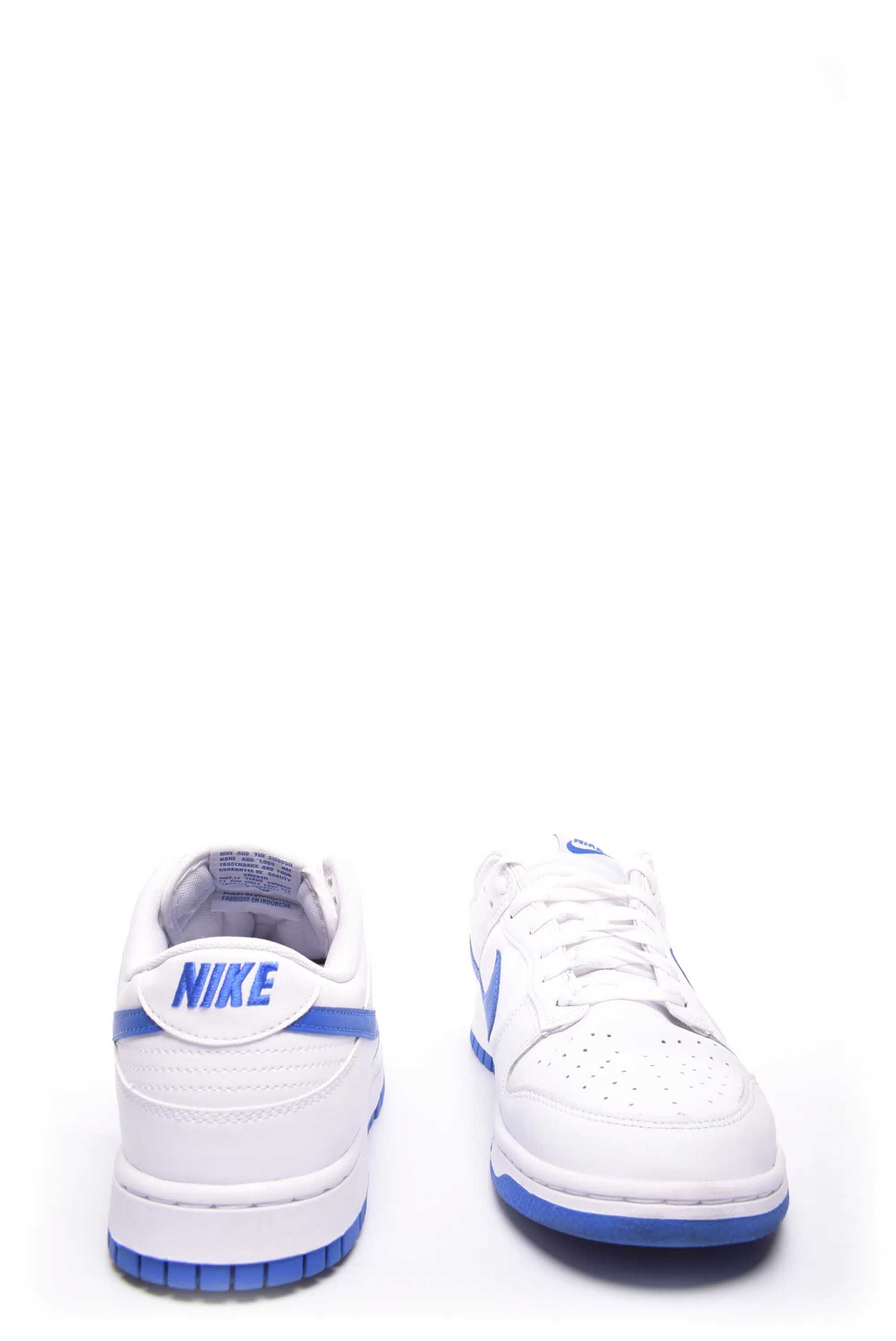 Sneakers bărbați NIKE Dunk Low Retro White & Hyper Royal | Shoemix.ro