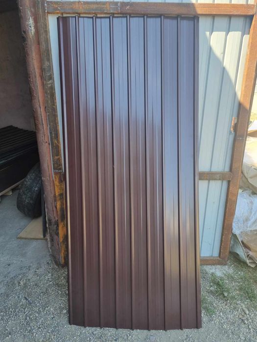 Tablă cutată zincată și colorată