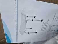 scaun medical aluminiu ,scariță capac wc persoane in vârsta