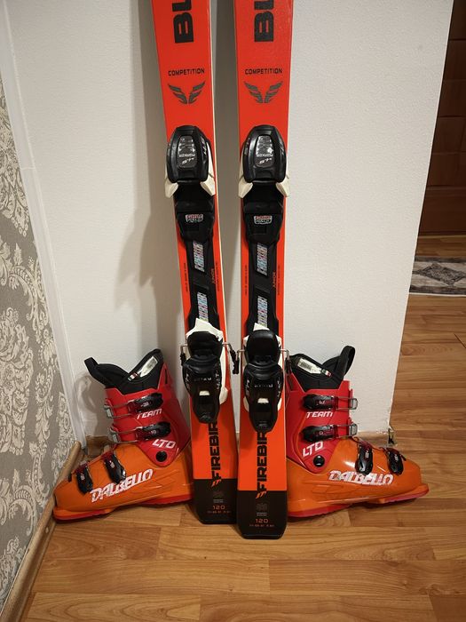 Schiuri copii 120 cm de competitie skiuri  avansati