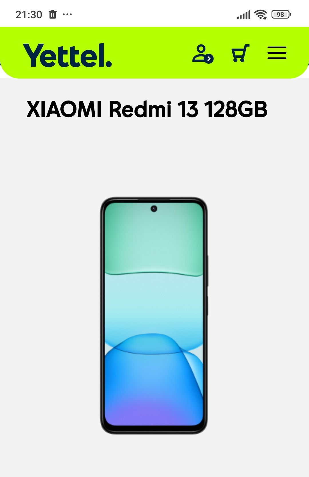 Redmi 13 128gb 6gb RAM
