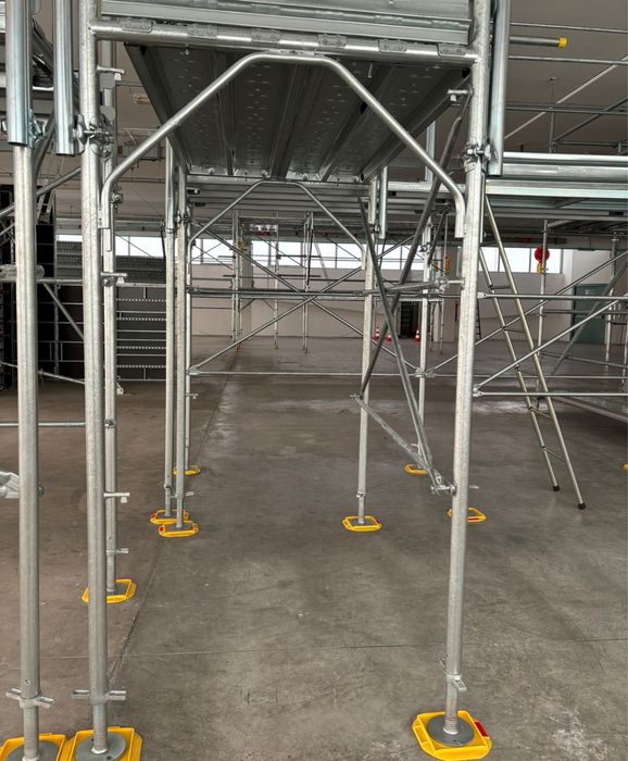 Schela metalica completa, picior, cadru, H , podina podet plaforma