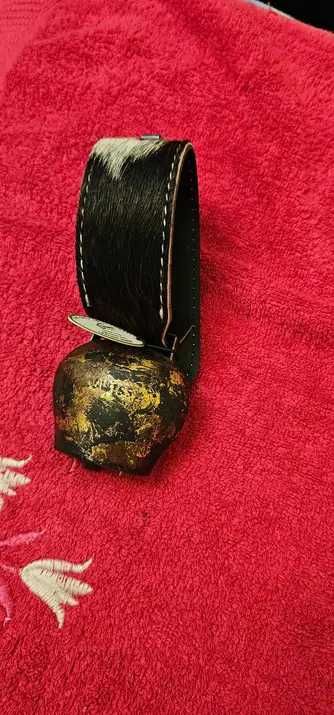 Clopot de vacă elvețian de epoca pictat manual