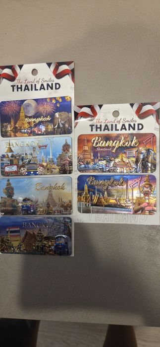 Vand/schimb magneti de frigider din Thailanda si Korea..Vezi 8 poze