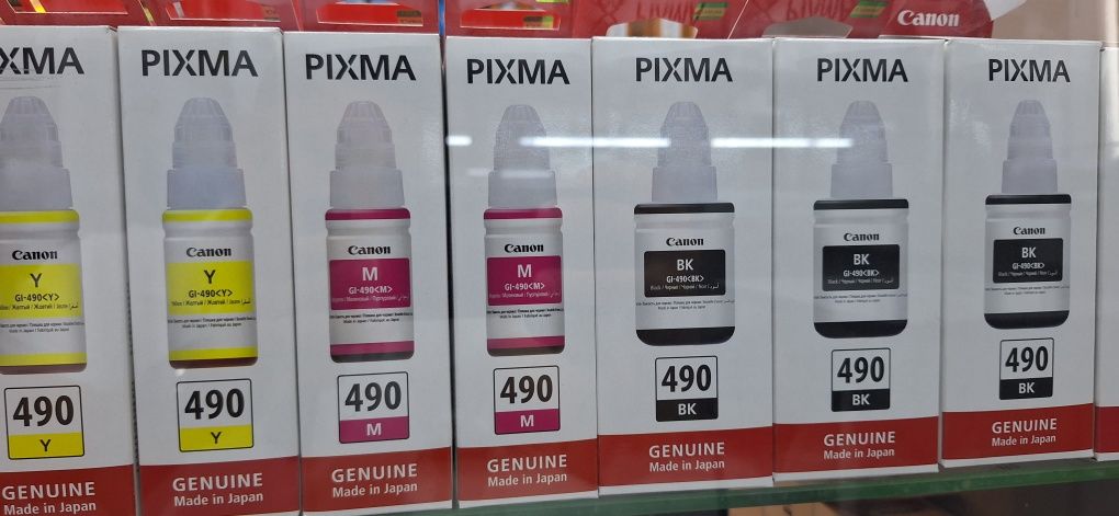 Canon pixma va epson printerlar uchun ranglar kraskalar