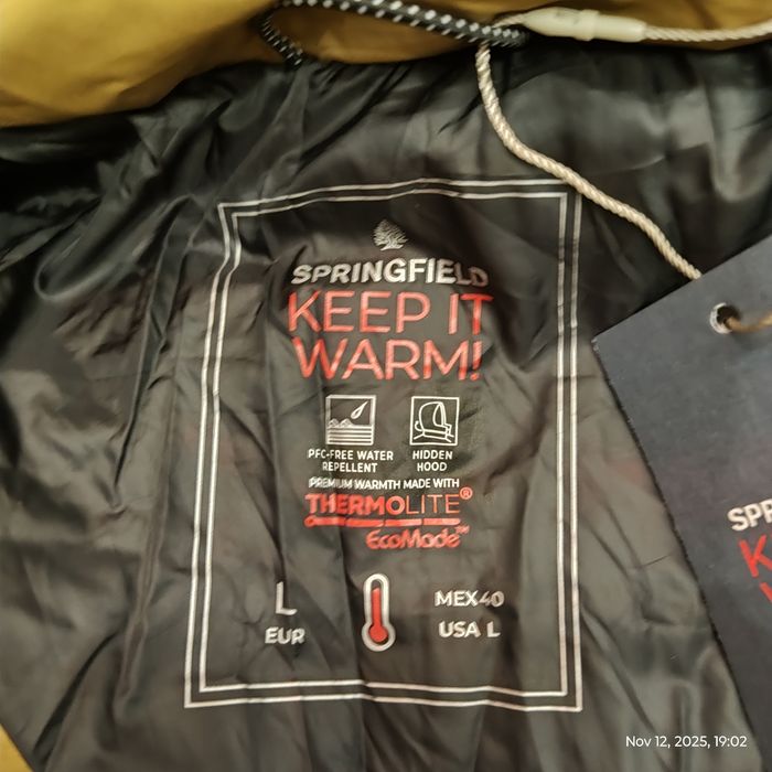 Есенно / зимно мъжко яке Springfield / размер L / Спрингфилд