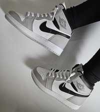 Ghete Nike Jordan Alb-Gri-Negru