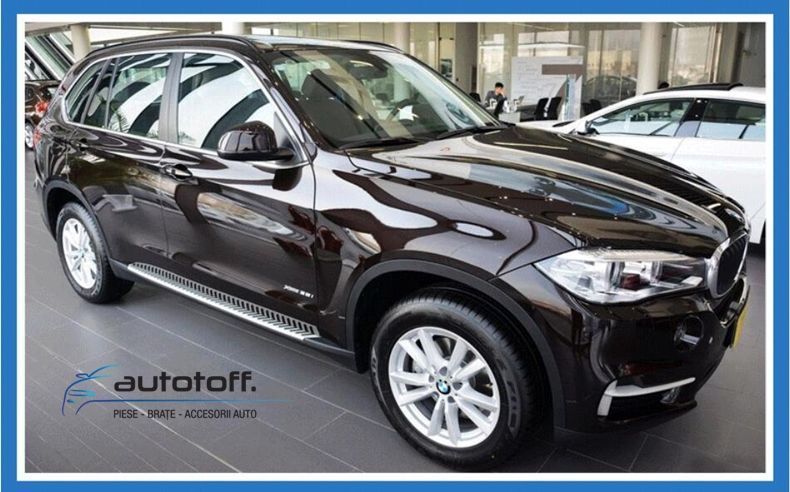 Praguri laterale BMW X5 F15 (2013+) - trepte aluminiu