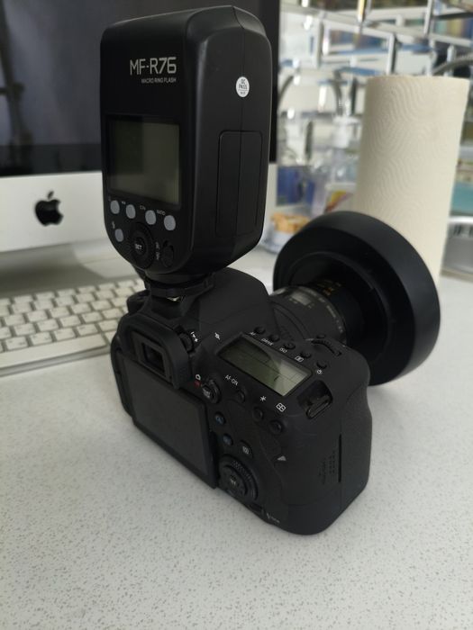 Canon 6 d mark 2 body, Ef  50 Macro obyektiv + vspishka