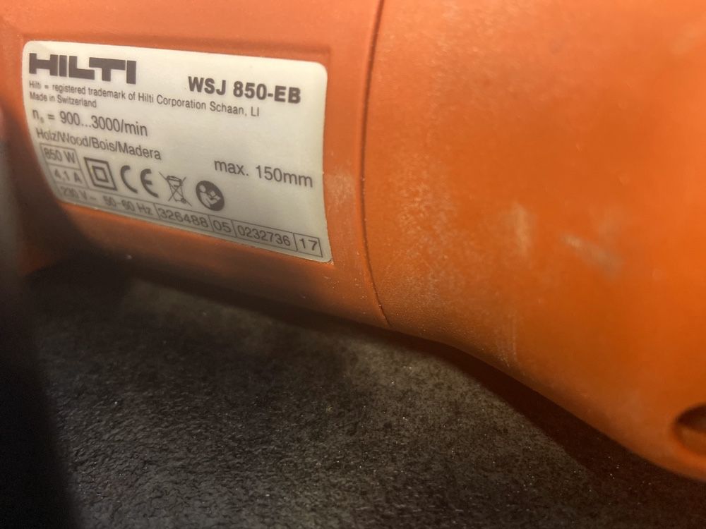 Hilti wsj 850-eb soricel pendular taiat lemn osb pal metal parchet