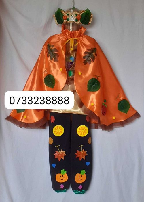 Costum Printul toamnei pentru copii marimea 5 (6-7-8 ani)