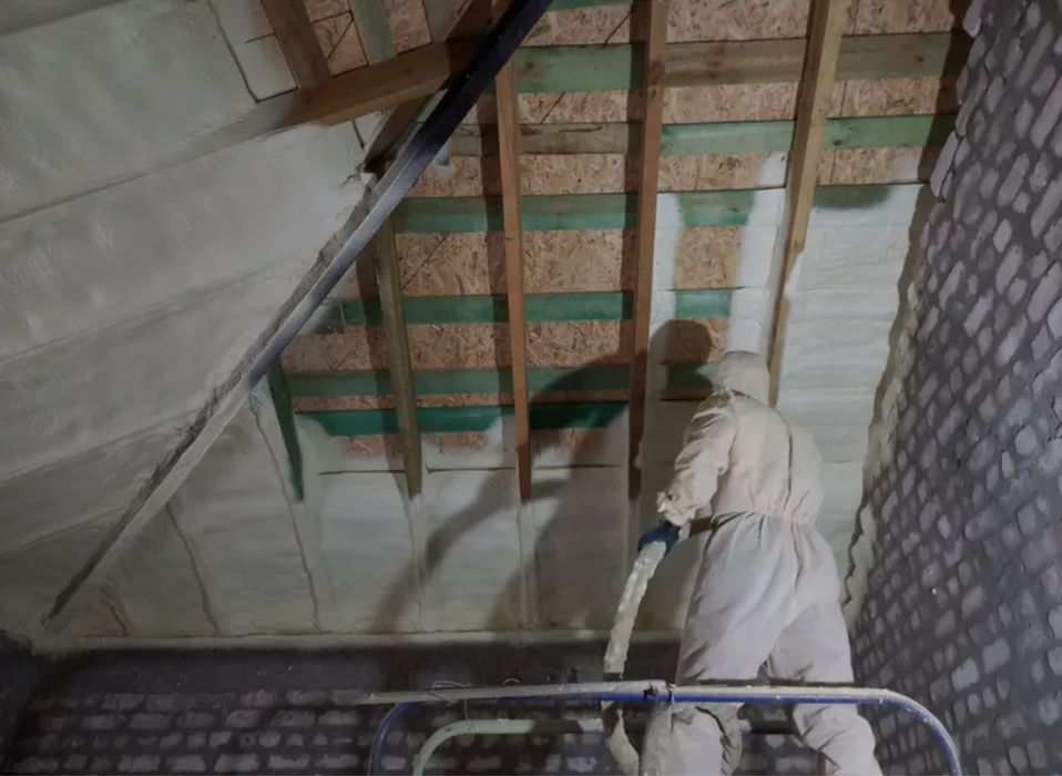 Утепление ППУ пенополиуретаном