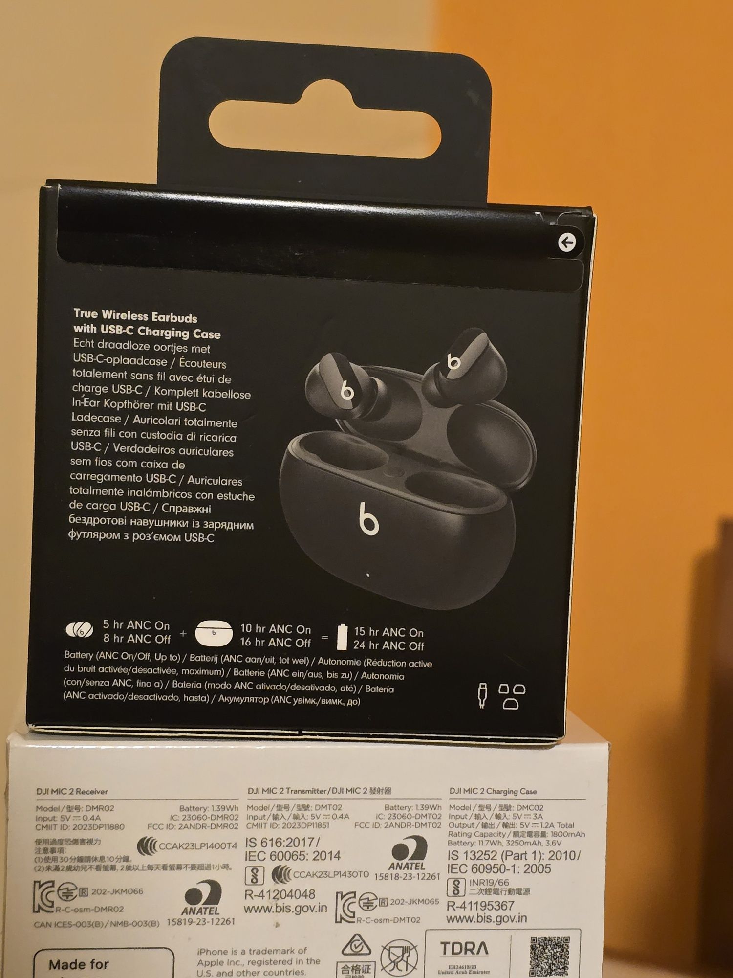 Слушалки Beats Studio Buds "active noise canceling- TRANSPARENCY MODE"