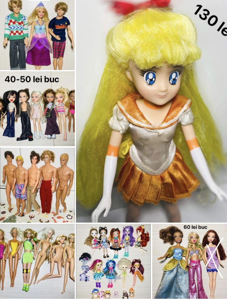Papusi Sailor,Barbie,Giochi violeta,printul /Bestia