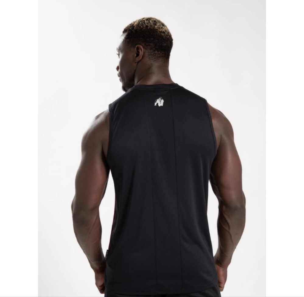 Бързосъхнещ антибактериален топ без ръкави Broxton Tank Top – Black