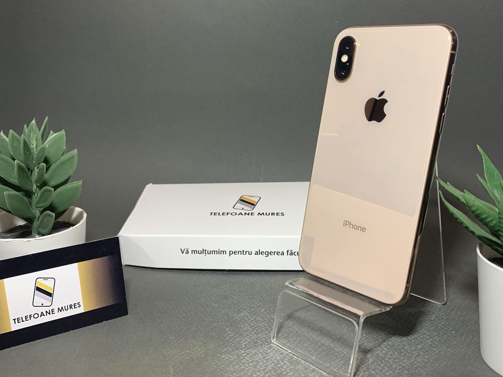 Iphone XS 256gb gold neverlock garantie Telefoane Mures