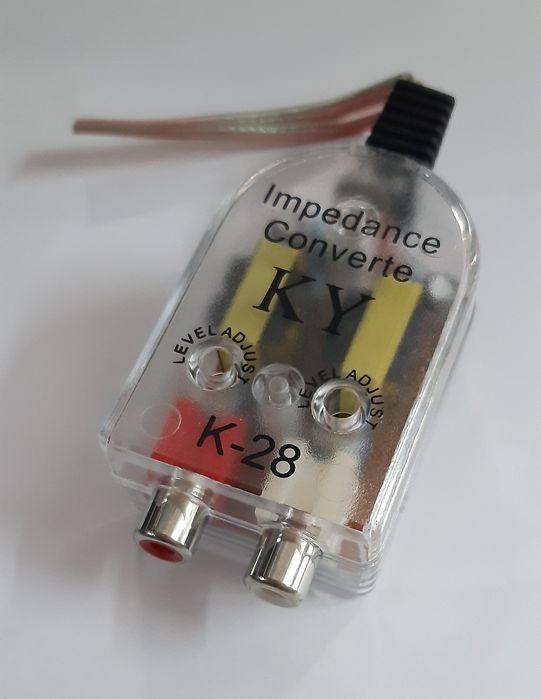 Hi Low Convertor High Low Inlocuiește Lipsa Iesire RCA Adaptor Semnal