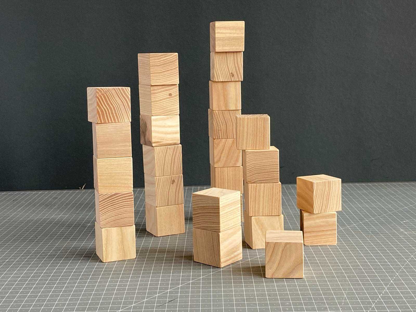 Дървени кубчета, пъзел