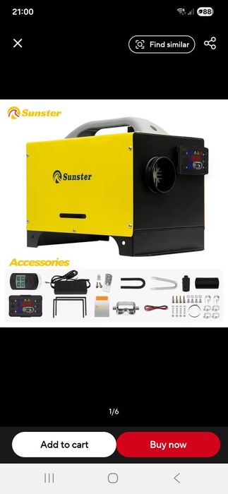 Vând Încălzitor Sirocou Sunster 8KW