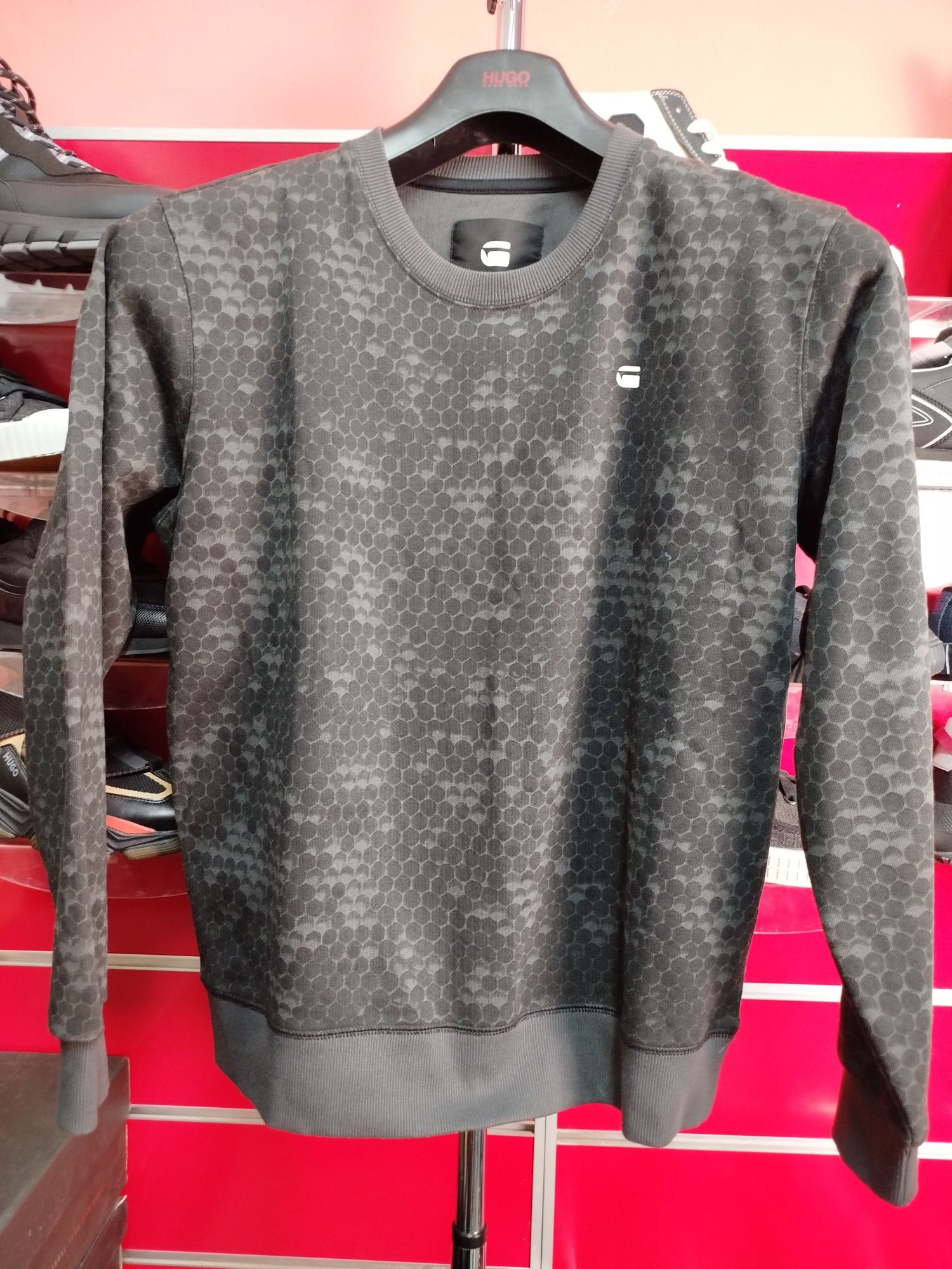 Оригинален суичър G-Star Raw Hoc M нов мъжки камуфлажен худи блуза