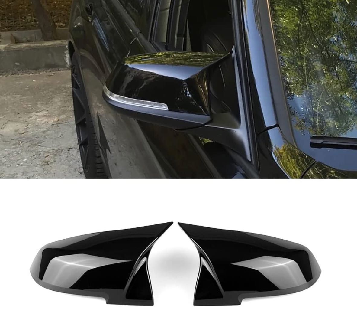 Капаци за огледала BMW F30/F31/F20/F32 – черен гланц