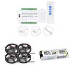 Kit Iluminat Inteligent Scari trepte Cu Senzori banda LED, alimentator