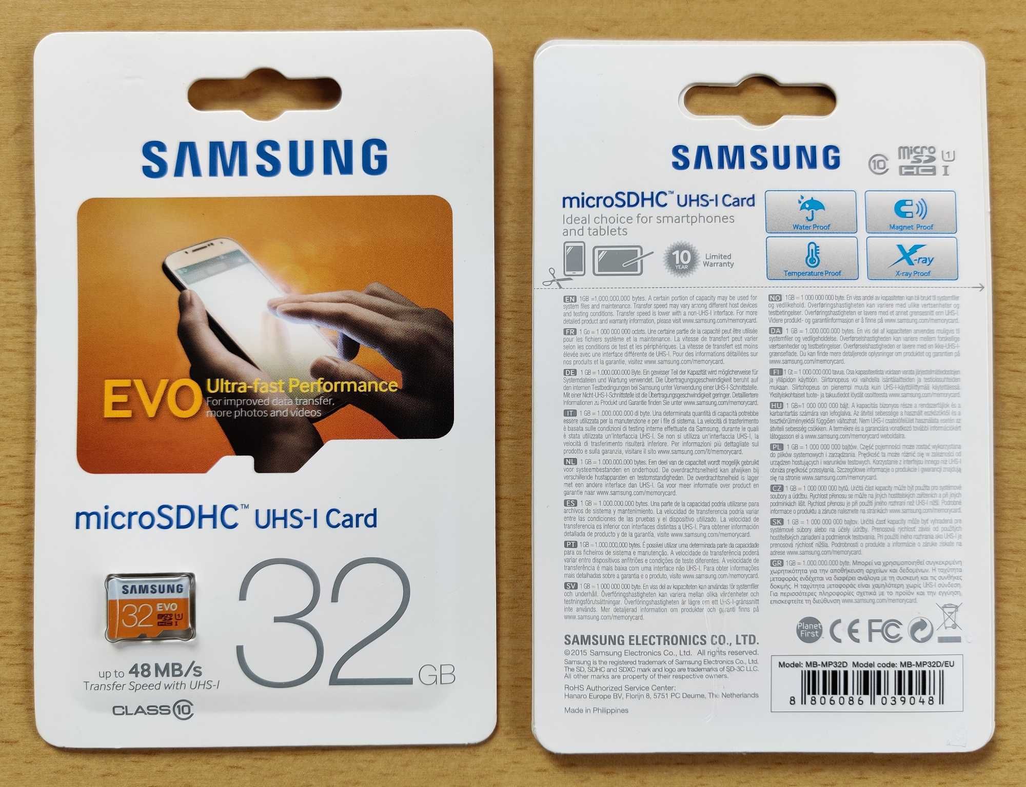 Carduri navigație micro SD originale Samsung cu CID editabil 32GB 64GB