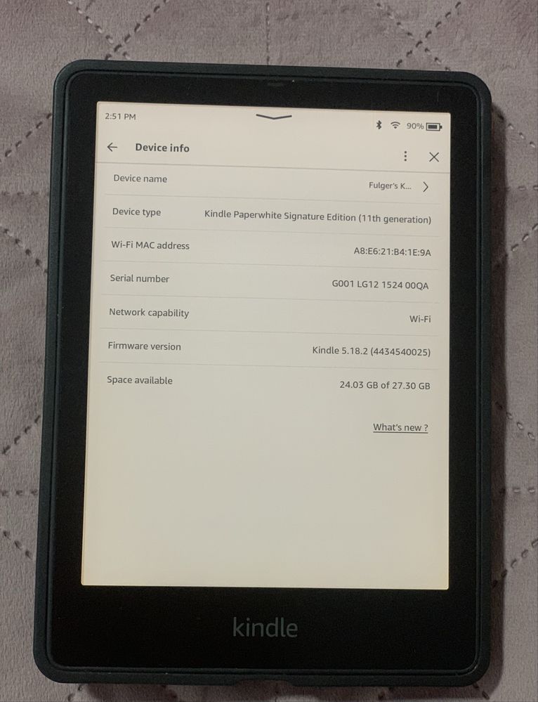 Kindle Paperwhite Signature Edition 11 (32Gb)+3 huse CADOU