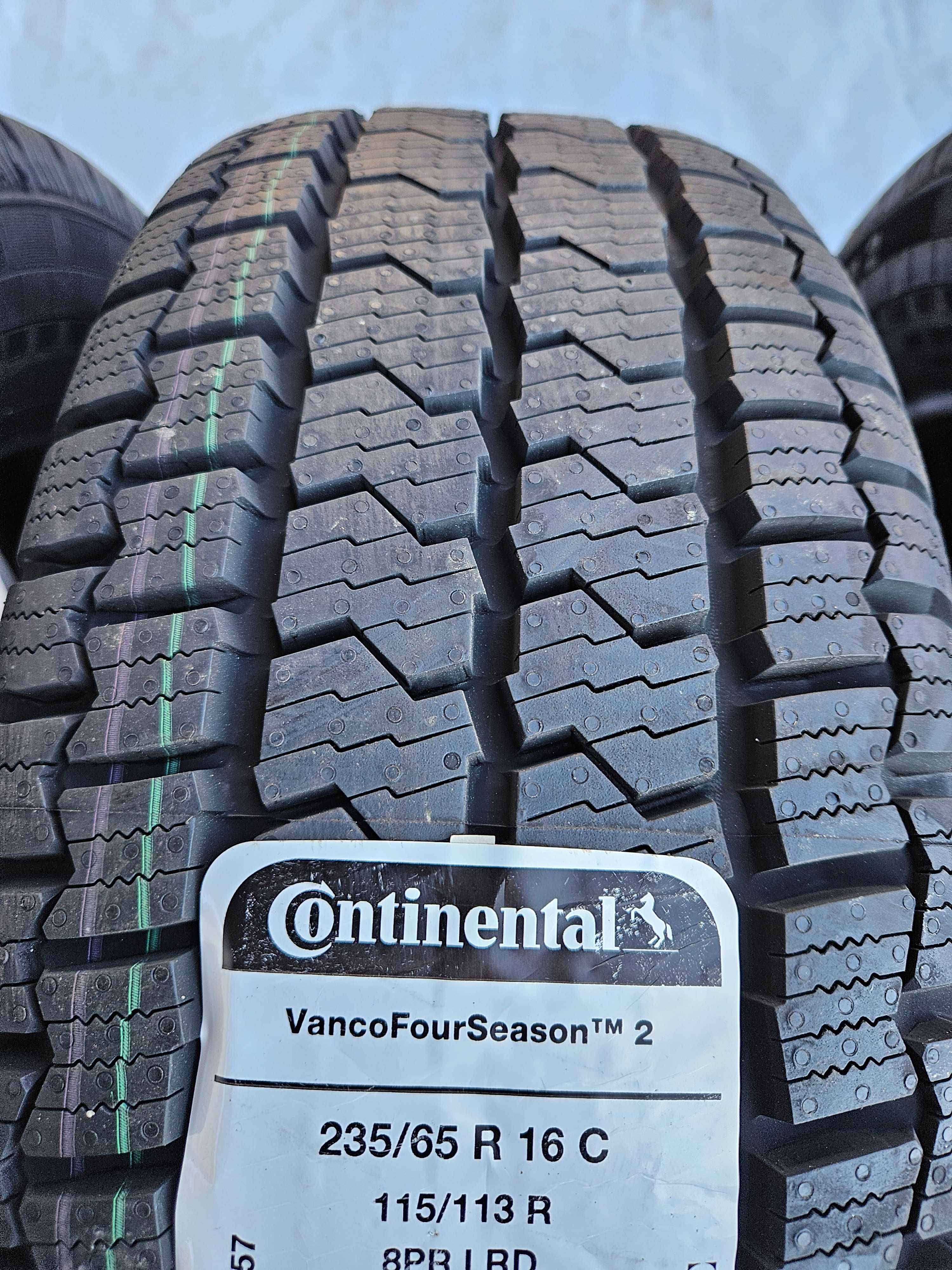 Нови бусови гуми 235/65R16C Continental FourSeason 2 115R 300лв. с ДДС