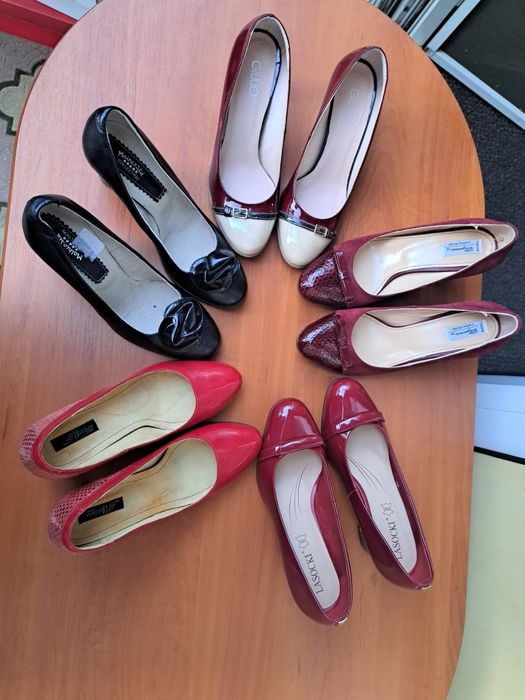 Pantofi damă din piele naturală