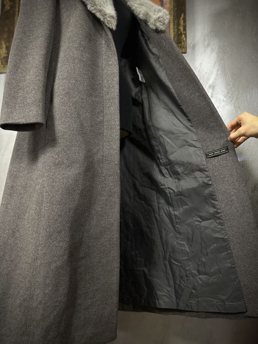 Palton lung elegant/70% wool, 10% angora