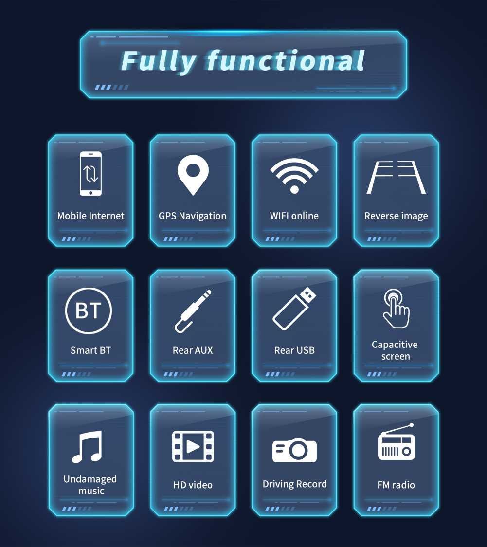 VAG 9" 2-DIN мултимедия за VW-SEAT-Skoda. Android 12, RDS, 2/32GB