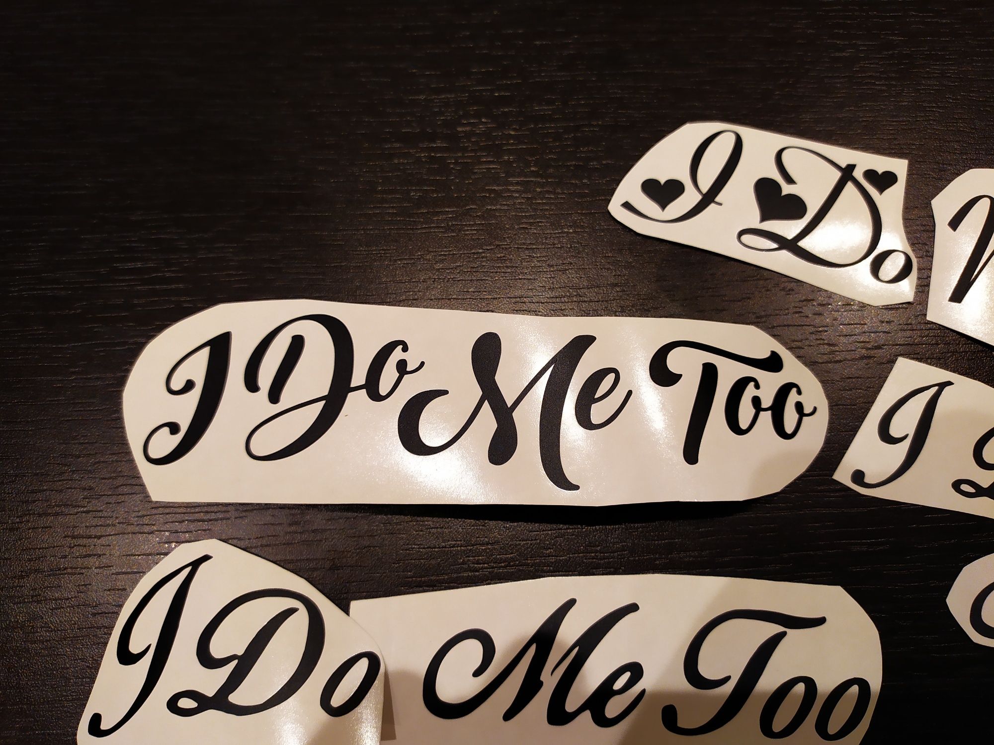 Stickere" I do Me Too" decoratiuni pantofi miresa/ mire
