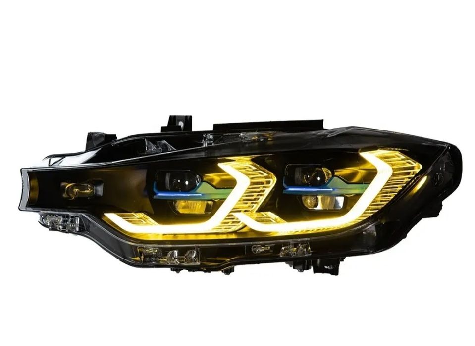 ЛЕД Фарове BMW F30 LED Laser Оборудван!! Plug & Play Bi-color Halogen