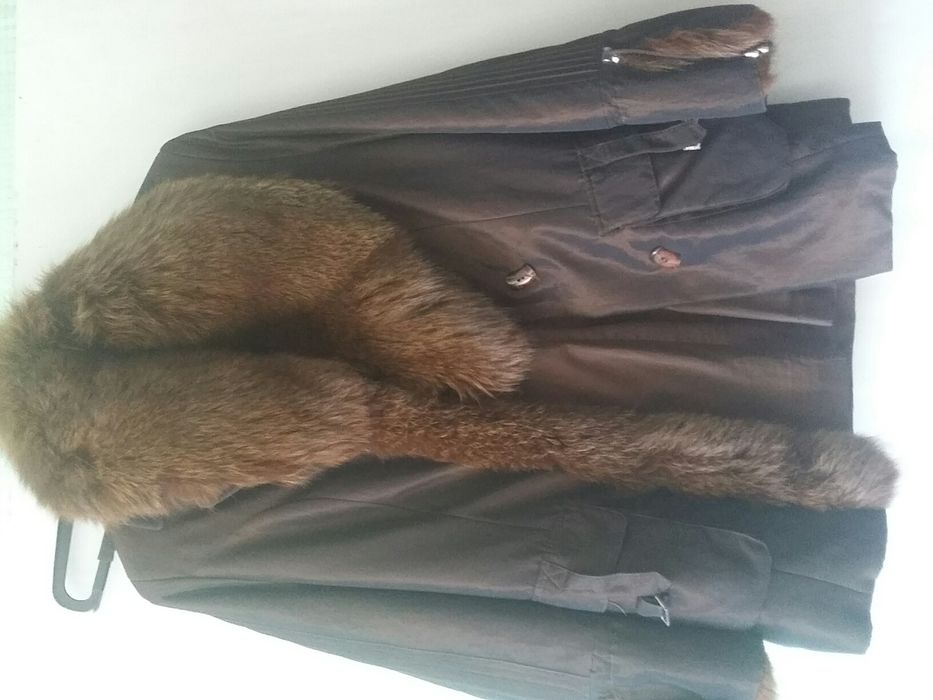 Пехор/ПАРКА из кроликов и норки с меховым воротником