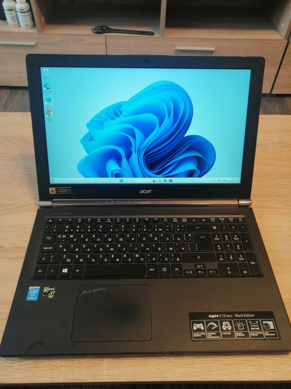 Геймърски лаптоп Acer Aspire V15 Nitro-Black Edition